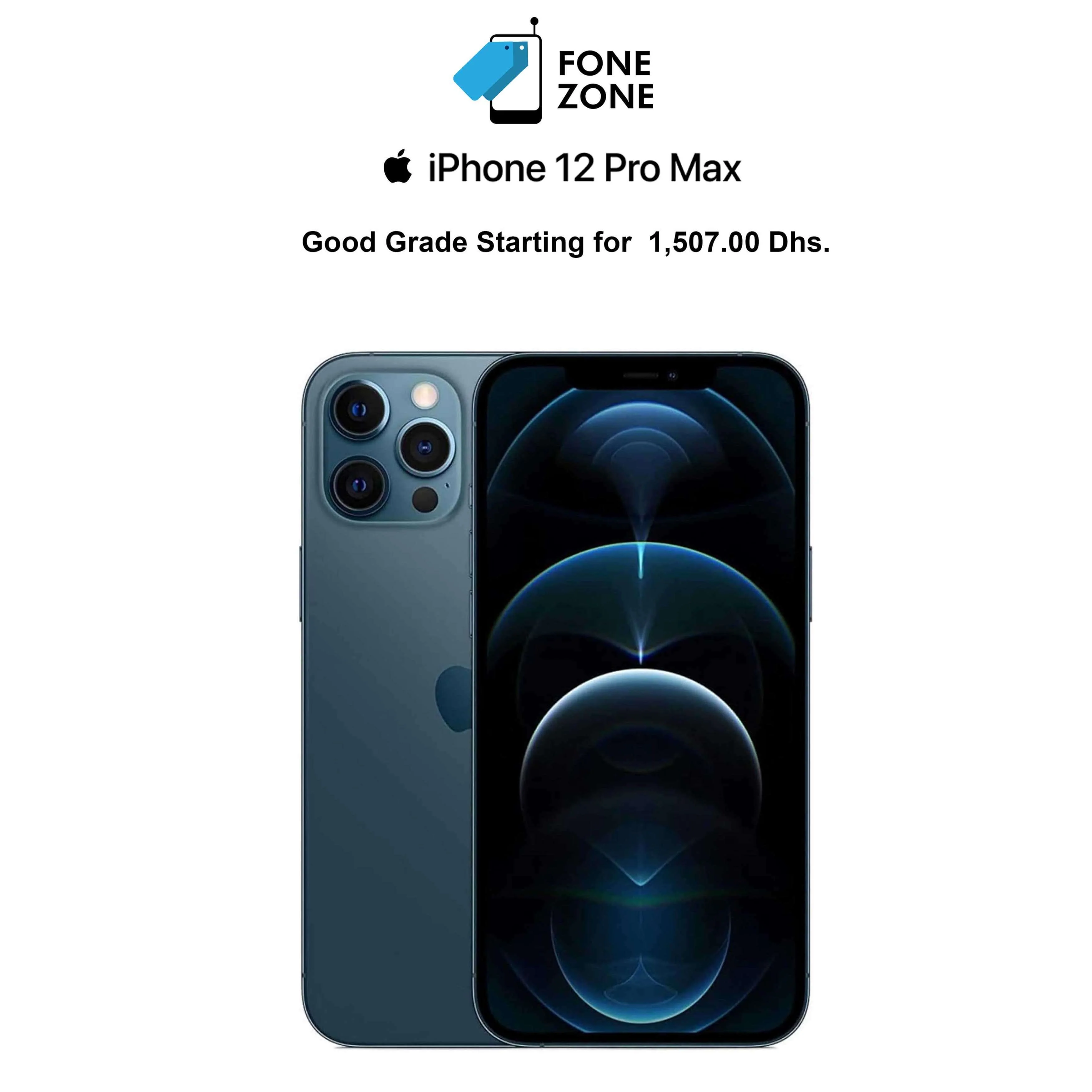 Apple iPhone 12 Pro Max 512GB Pacific Blue Good (Part Change Message) - Image 9