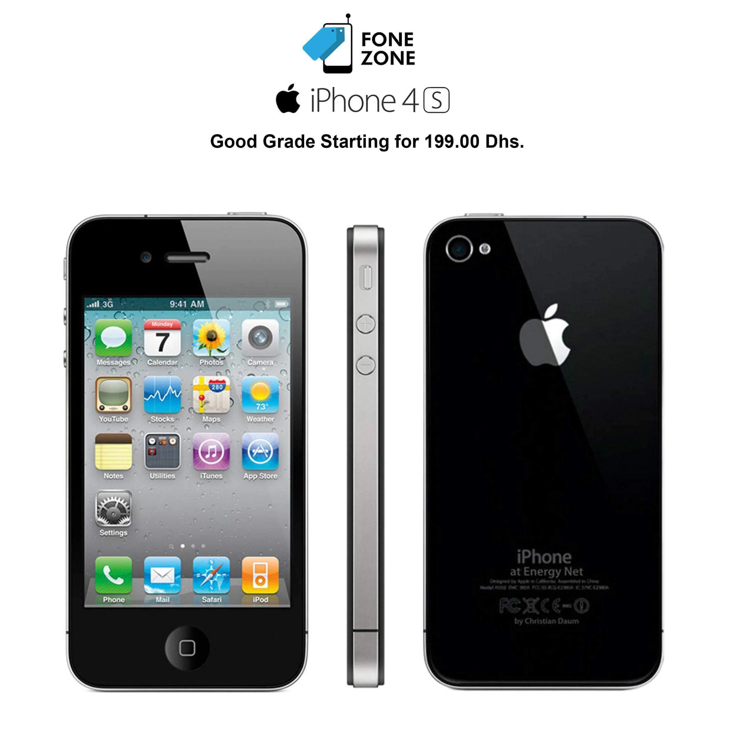 Apple iPhone 4s 64GB Black Good (Part Change Message) - Image 6