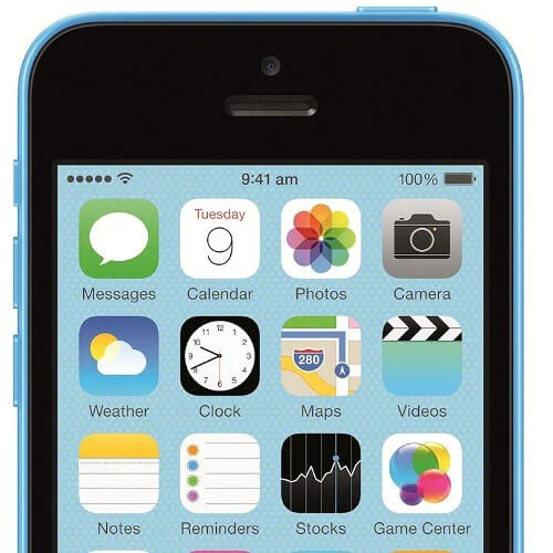 Apple iPhone 5c 16GB Blue Good (Part Change Message) - Image 5