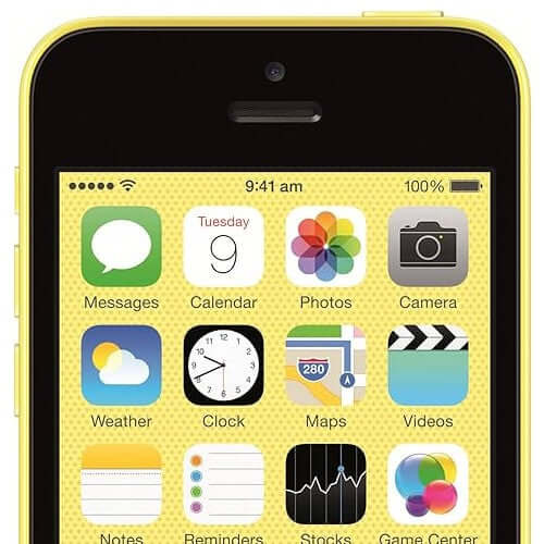 Apple iPhone 5c 32GB Yellow  B Grade - Image 3