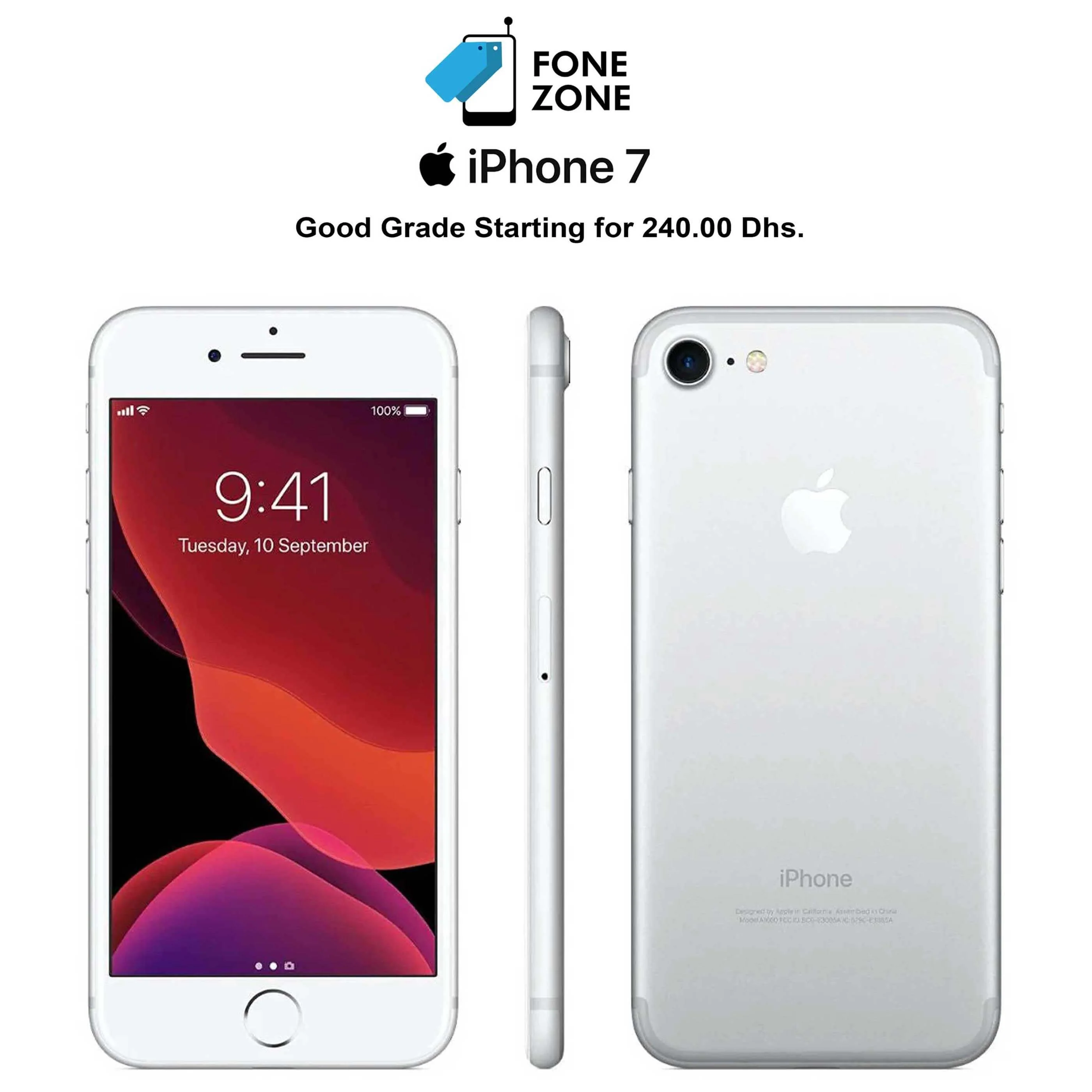 Apple iPhone 7 256GB Silver Good - Image 10