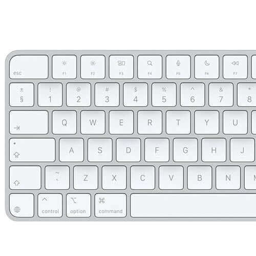 Apple Magic Keyboard with Touch ID and Numeric Keypad for Mac models with Apple silicon - International English - White Keys