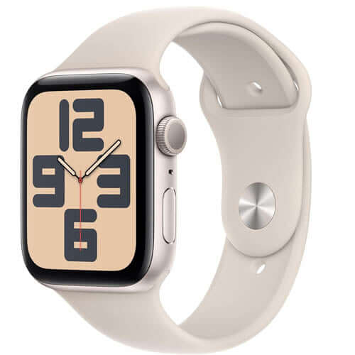 Apple Watch SE (2nd Gen, 2023) [GPS 40mm] Smartwatch with Starlight Aluminum Case with Starlight Sport Band S/M. Fitness & Sleep Tracker, Crash Detection, Heart Rate Monitor, Water Resistant
