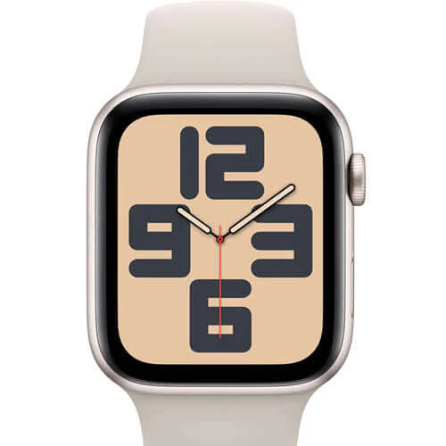 Apple Watch SE (2nd Gen, 2023) [GPS 40mm] Smartwatch with Starlight Aluminum Case with Starlight Sport Band S/M. Fitness & Sleep Tracker, Crash Detection, Heart Rate Monitor, Water Resistant - Image 2