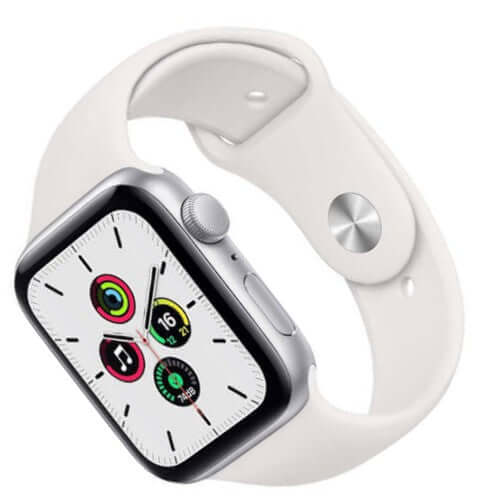 Apple Watch SE 44mm Silver White Cellular - Image 2