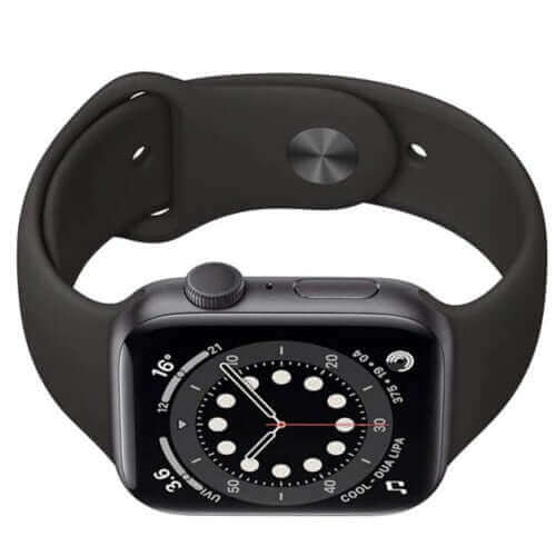 Apple Watch Series 6 (GPS, 40mm) - Space Grey Aluminium Case with Black Sport Band - Image 3