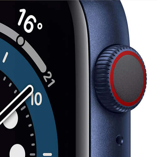 Apple Watch Series 6 (GPS, 44mm) - Blue Aluminium Case with Deep Navy Sport Band - Image 2
