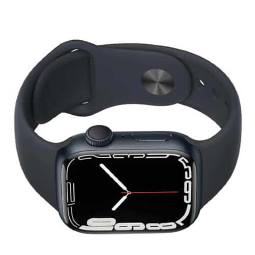 Apple Watch Series 7 (GPS, 41mm) Smart watch - Midnight Aluminium Case with Midnight Sport Band - Regular. Fitness Tracker, Blood Oxygen & ECG Apps, Always-On Retina Display, Water Resistant - Image 3