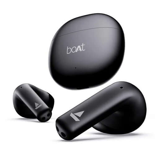 boAt Airdopes Atom 81 True Wireless Earbuds with Up to 50H Playtime ,Opal Black Brand New - Image 4