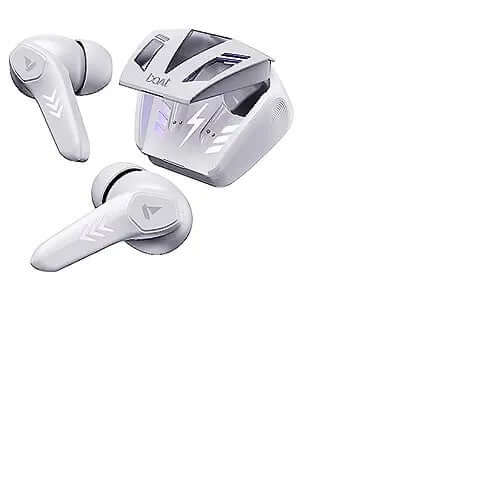 boAt Airdopes 190 True Wireless in Ear Earbuds with Beast 40H Playtime, White Sabre Brand New - Image 4