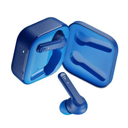 boAt Airdopes 458 TWS Wireless Earbuds with Spatial Bionic Sound by THX,,30H Sporty Blue Brand New - Image 2