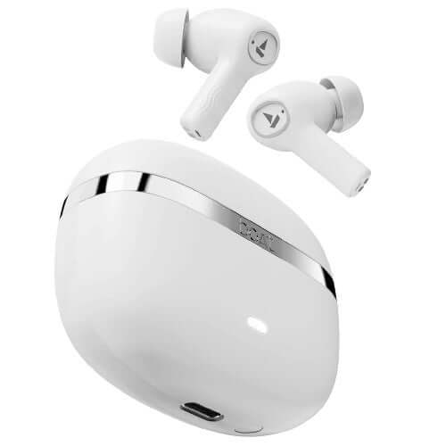 boAt Nirvana Ion with 120 HRS Playback(24hrs/Charge),Ivory White Brand New - Image 5