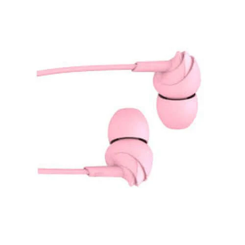 boAt Bassheads 100 in Ear Wired Earphones with Mic(Taffy Pink) Brand New - Image 3