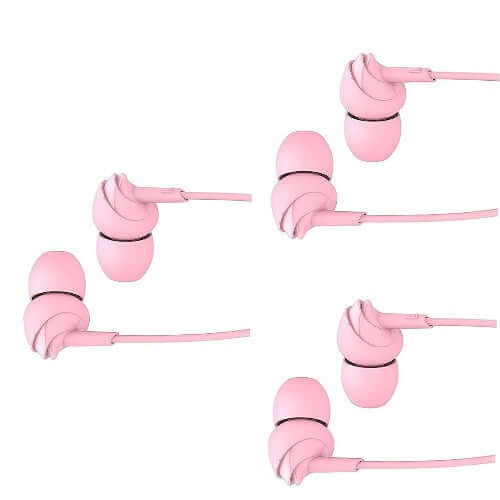 boAt Bassheads 100 in Ear Wired Earphones with Mic(Taffy Pink) Brand New - Image 5