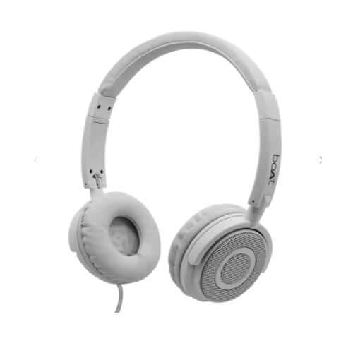 boAt BassHeads 900 On-Ear Wired Headphones with Mic (White) Brand New - Image 3