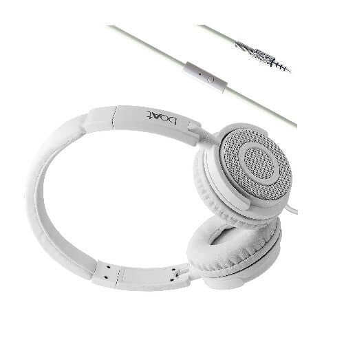 boAt BassHeads 900 On-Ear Wired Headphones with Mic (White) Brand New - Image 4