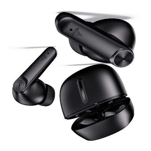 boAt Newly Launched Airdopes Max TWS Earbuds with 100 HRS Playtime, Carbon Black Brand New - Image 2