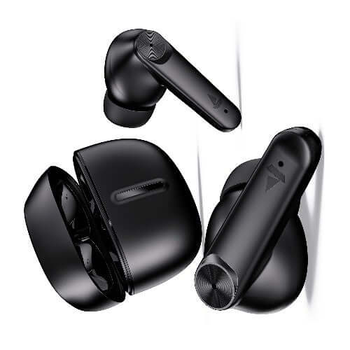 boAt Newly Launched Airdopes Max TWS Earbuds with 100 HRS Playtime, Carbon Black Brand New - Image 3