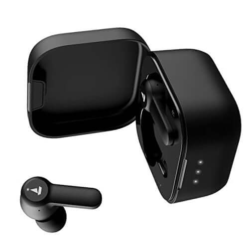 boAt Airdopes Fuel in Ear Headphones, Quad Mics, 50H Playtime,Classic Black Brand New - Image 4