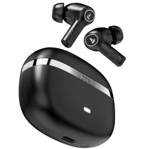 boAt Nirvana Ion with 120 HRS Playback(24hrs/Charge), Charcoal Black Brand New