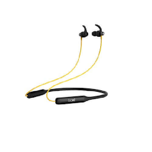 boAt Rockerz 335 Bluetooth in Ear Neckband,Up to 30 Hours Playback,Yellow Brand New - Image 4
