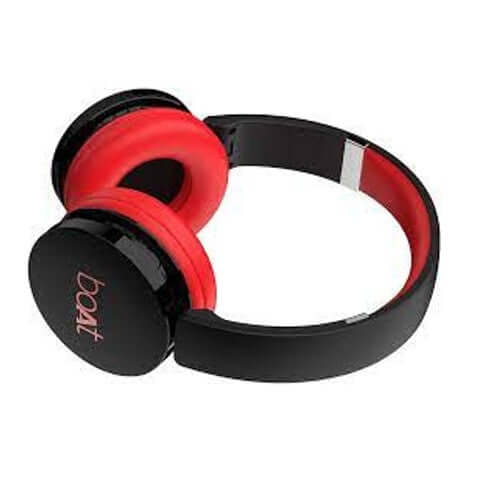 boAt Rockerz 370 On Ear Bluetooth Headphones with mic, Up to 12 Hours,Fiery Red Brand New - Image 2
