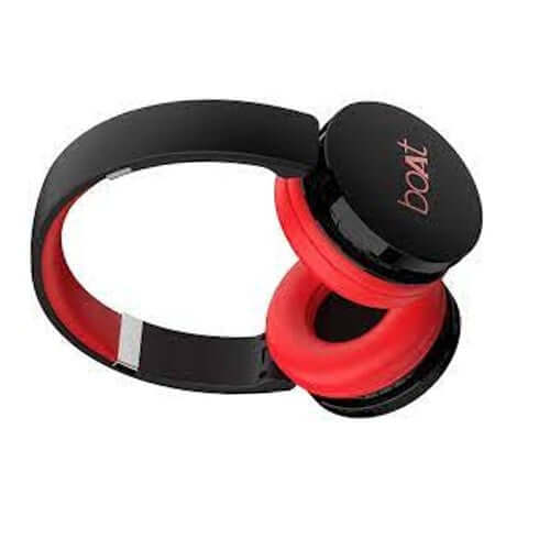 boAt Rockerz 370 On Ear Bluetooth Headphones with mic, Up to 12 Hours,Fiery Red Brand New - Image 4