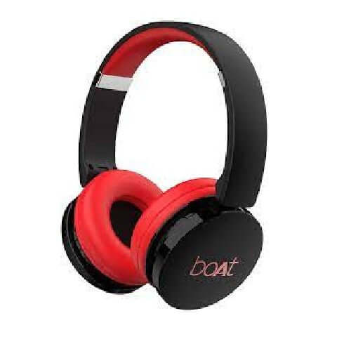 boAt Rockerz 370 On Ear Bluetooth Headphones with mic, Up to 12 Hours,Fiery Red Brand New - Image 5