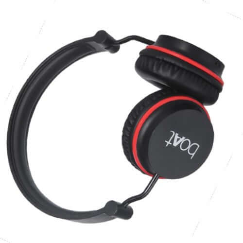 boAt Rockerz 400 Bluetooth On Ear Headphones with Mic with Up to 8 Hours,Black/Red Brand New - Image 2