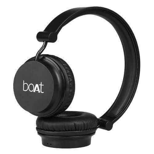 boAt Rockerz 400 Bluetooth On Ear Headphones With Mic With Up to 8 Hours Carbon Black Brand New
