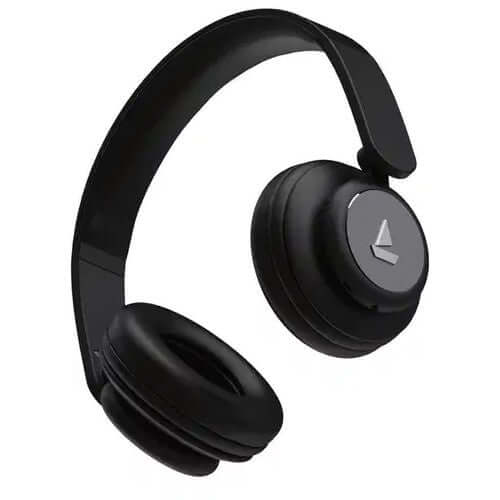 boAt Rockerz 450 Bluetooth On Ear Headphones with Mic, Up to 15 Hours Luscious Black Brand New - Image 5