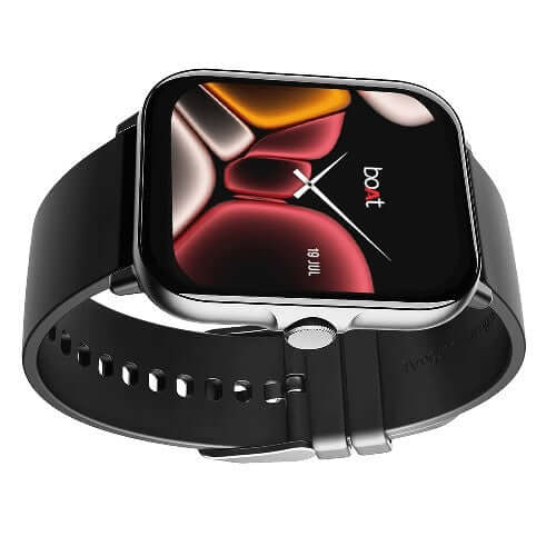 boAt Wave Ultima Max with 1.9" & 2.5D Curved Display, Wireless Charging Pitch Black Brand New - Image 5