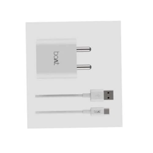 boAt WCDV 22.5W Dual Port Wall Charger, White - Image 2