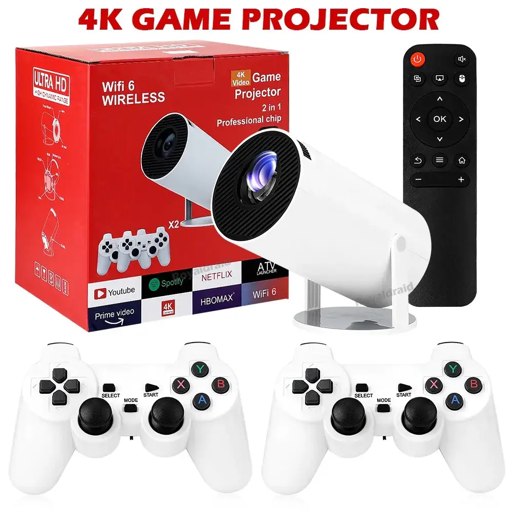 G300 MAX Wireless Controller 4K UHD Android 11 Projector - Image 9