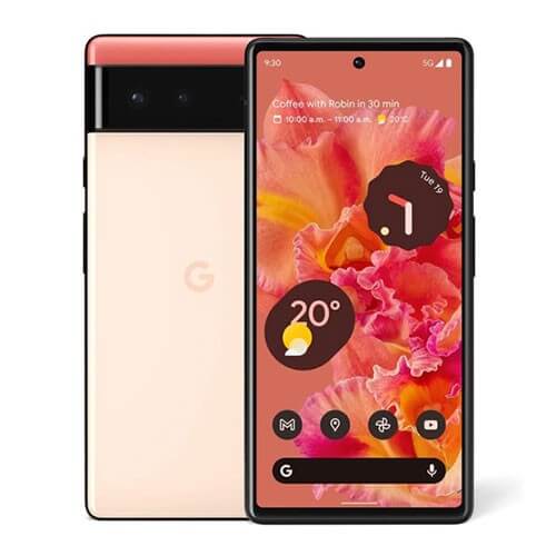 Google Pixel 6 128GB 8GB RAM single sim   Kinda Coral