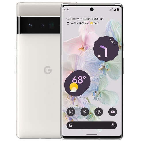 Google Pixel 6 Pro 256GB, 12GB Ram  single sim Cloudy White