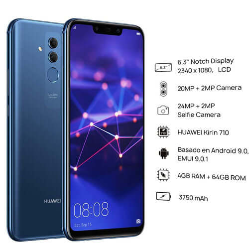Huawei Mate 20 Lite 64GB, 6GB single sim Saphire Blue - Image 5