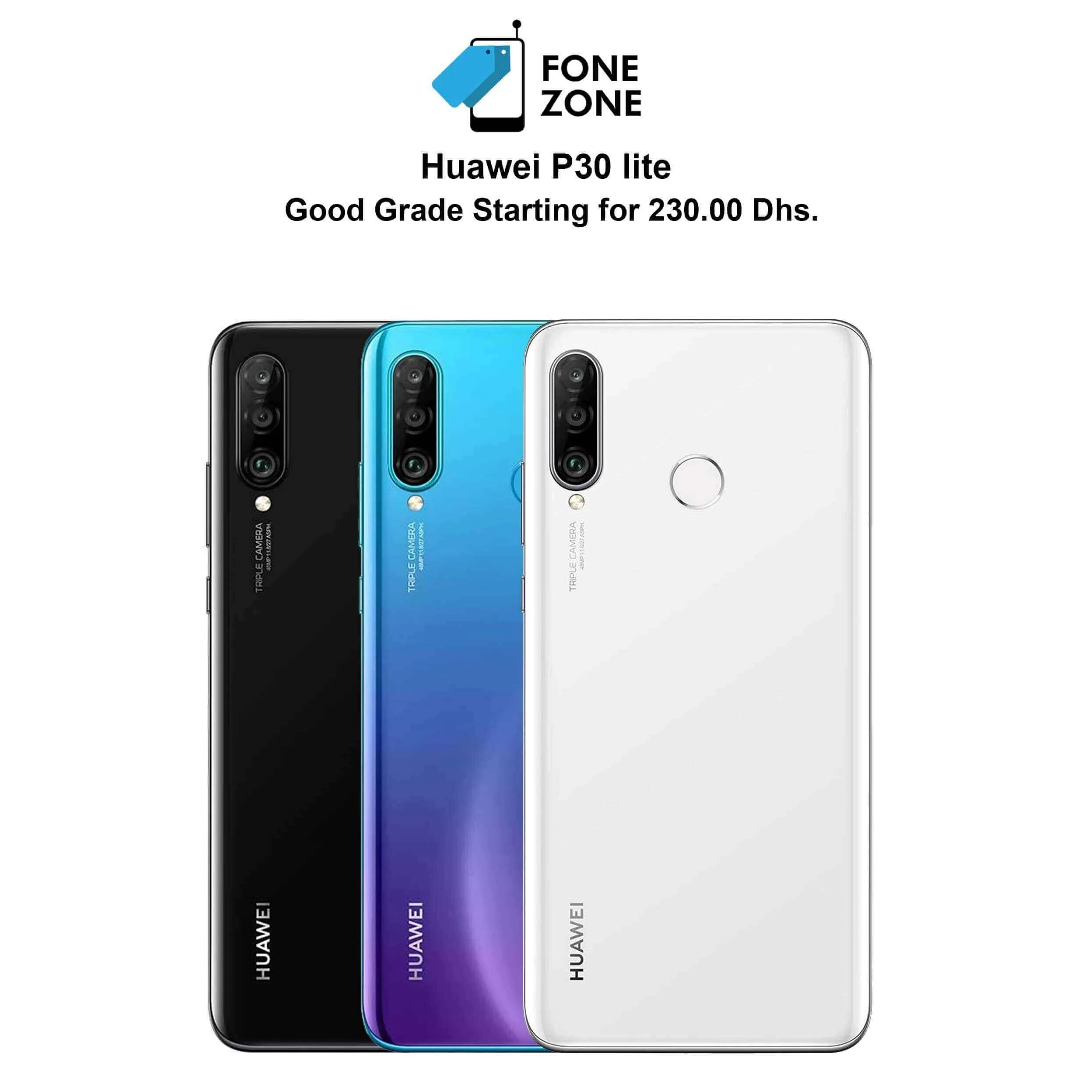 Huawei P30 Lite 128GB, 4GB Ram single sim  Peacock Blue - Image 6