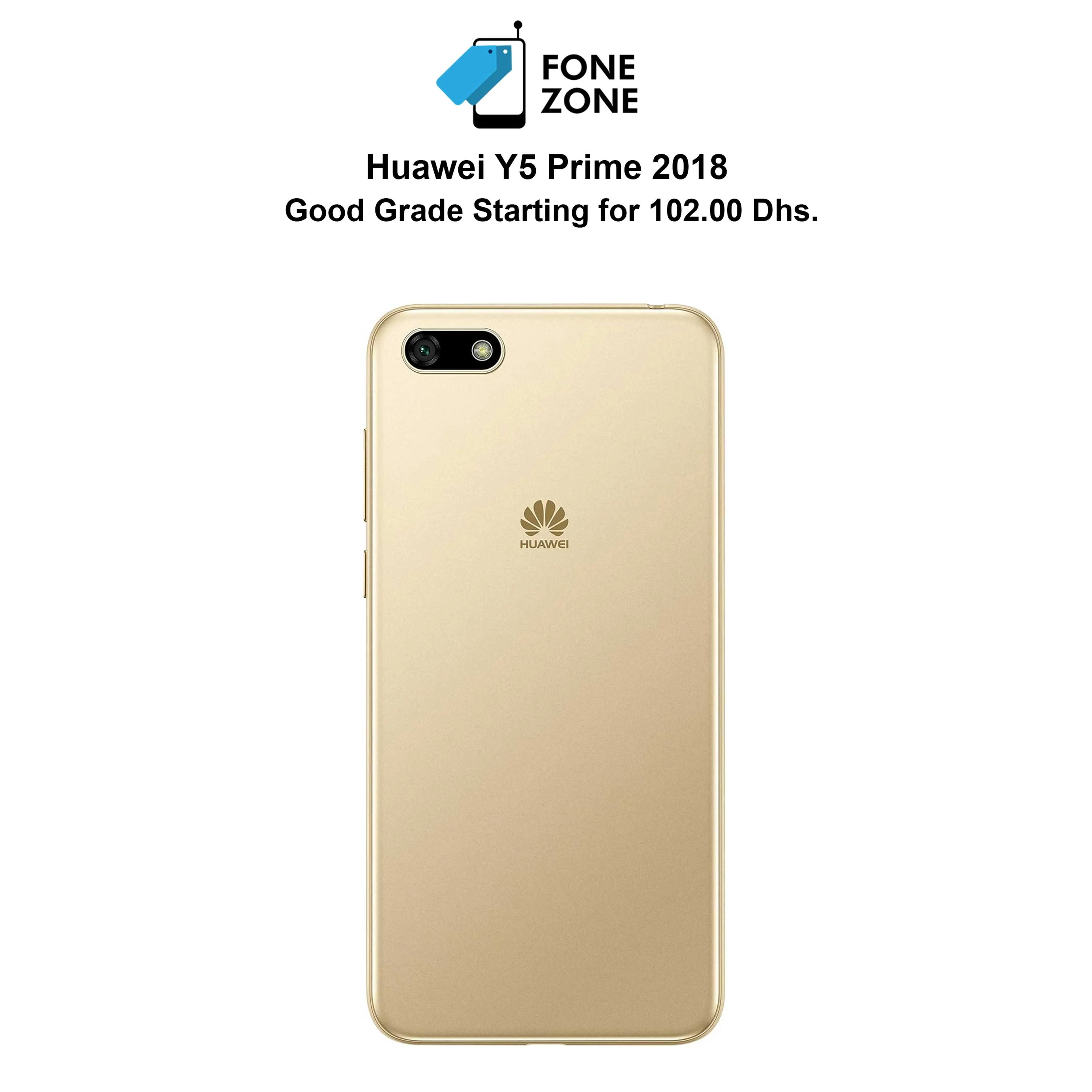 Huawei Y5 Prime 2018 16GB, 2GB Ram  single sim Gold - Image 8