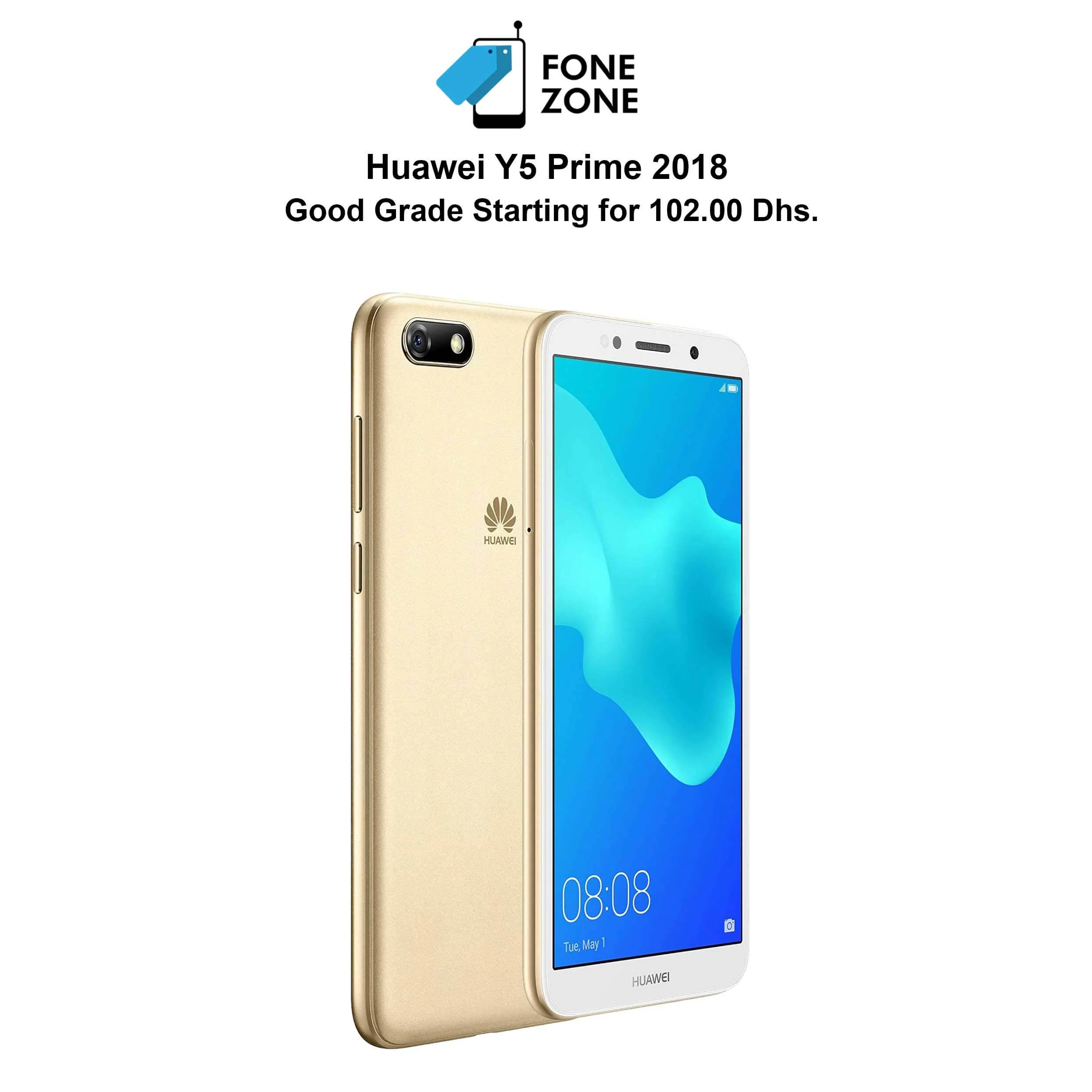 Huawei Y5 Prime 2018 16GB, 2GB Ram  single sim Gold - Image 9