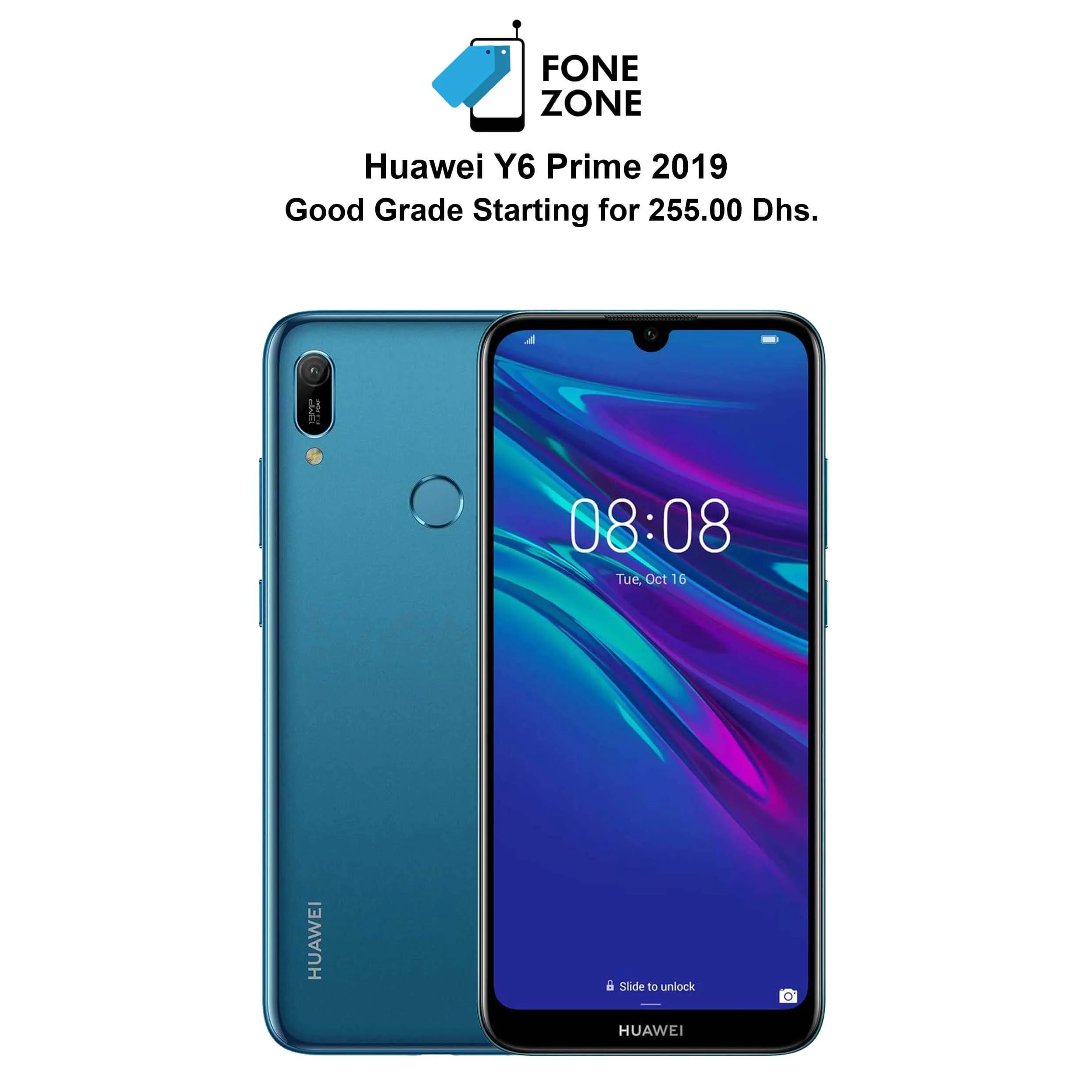 Huawei Y6 Prime 2019 32GB, 2GB Ram Sapphire Blue - Image 6