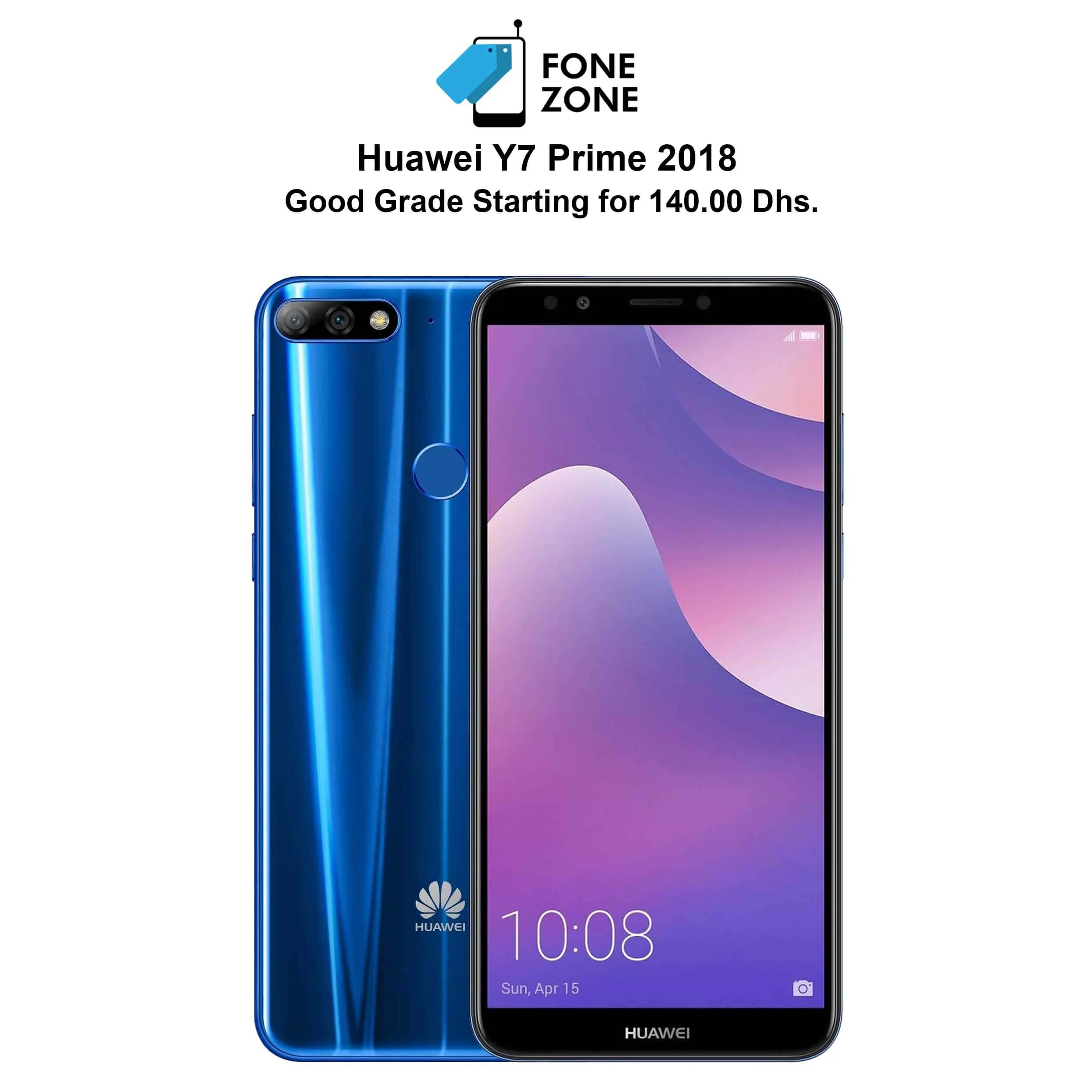 Huawei Y7 Prime 2018 32GB, 4GB Ram  single sim Blue - Image 10