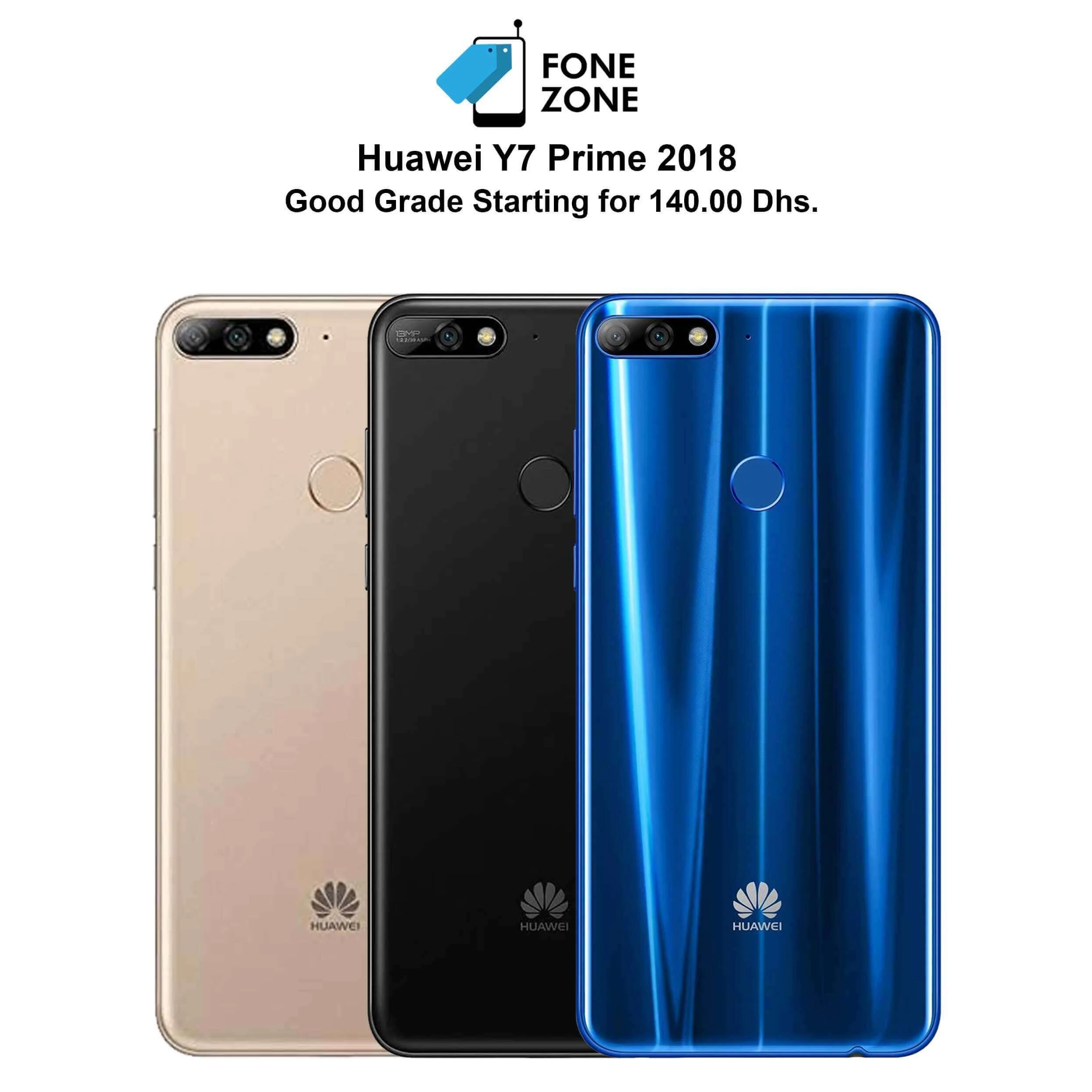 Huawei Y7 Prime 2018 32GB, 4GB Ram  single sim Blue - Image 9