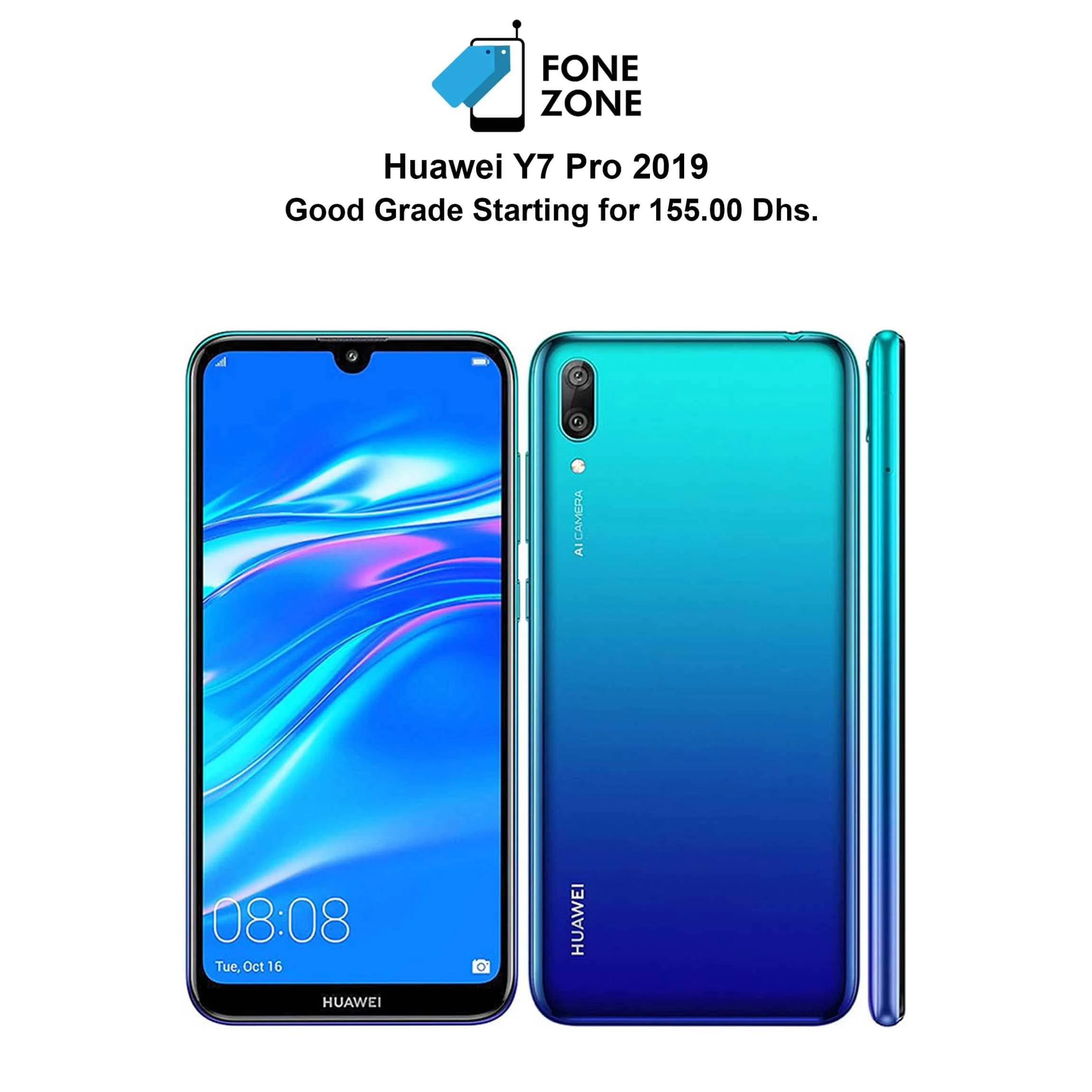 Huawei Y7 Pro 2019 64GB 4GB single sim Aurora Blue - Image 12
