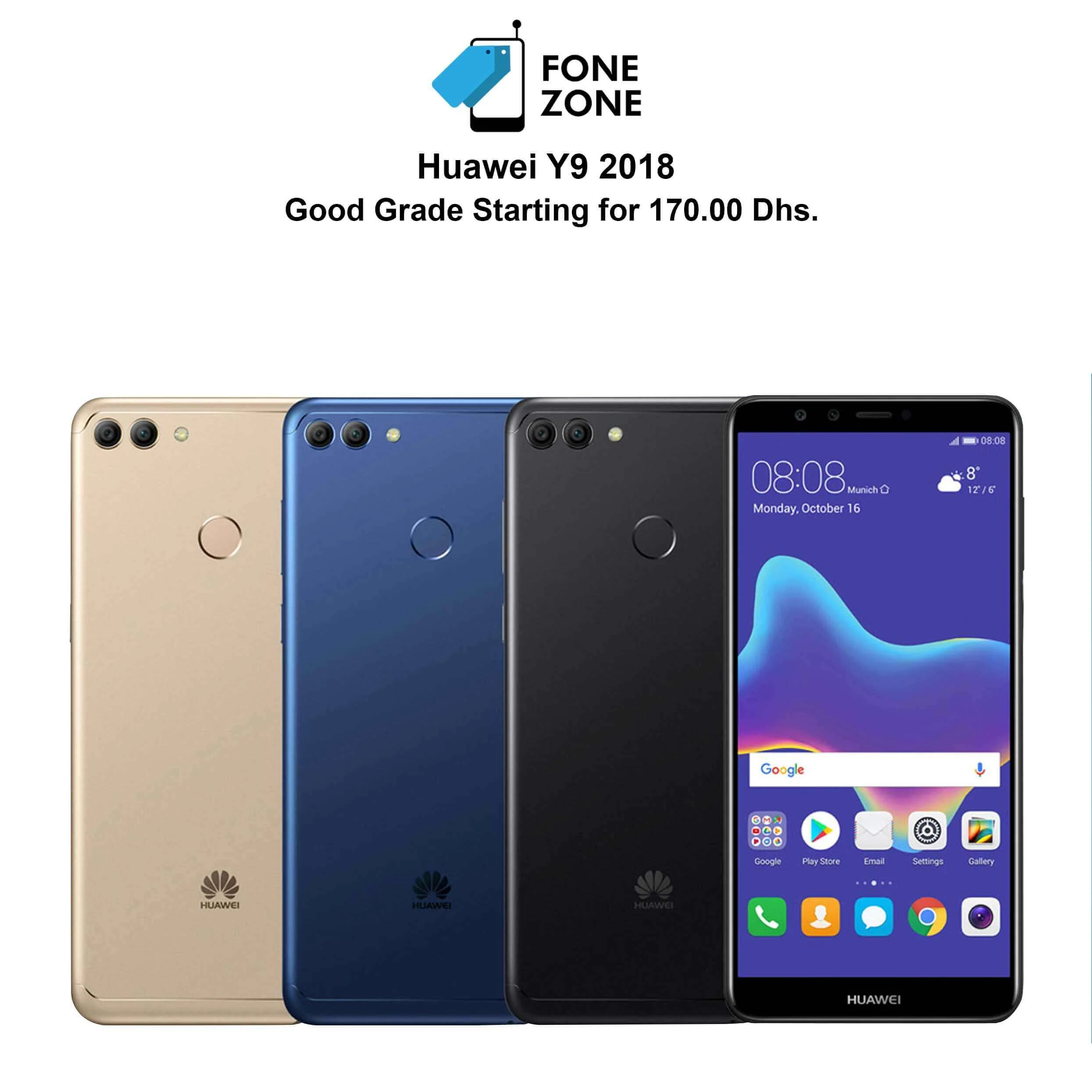 Huawei Y9 2018 64GB, 4GB Ram single sim Blue - Image 8