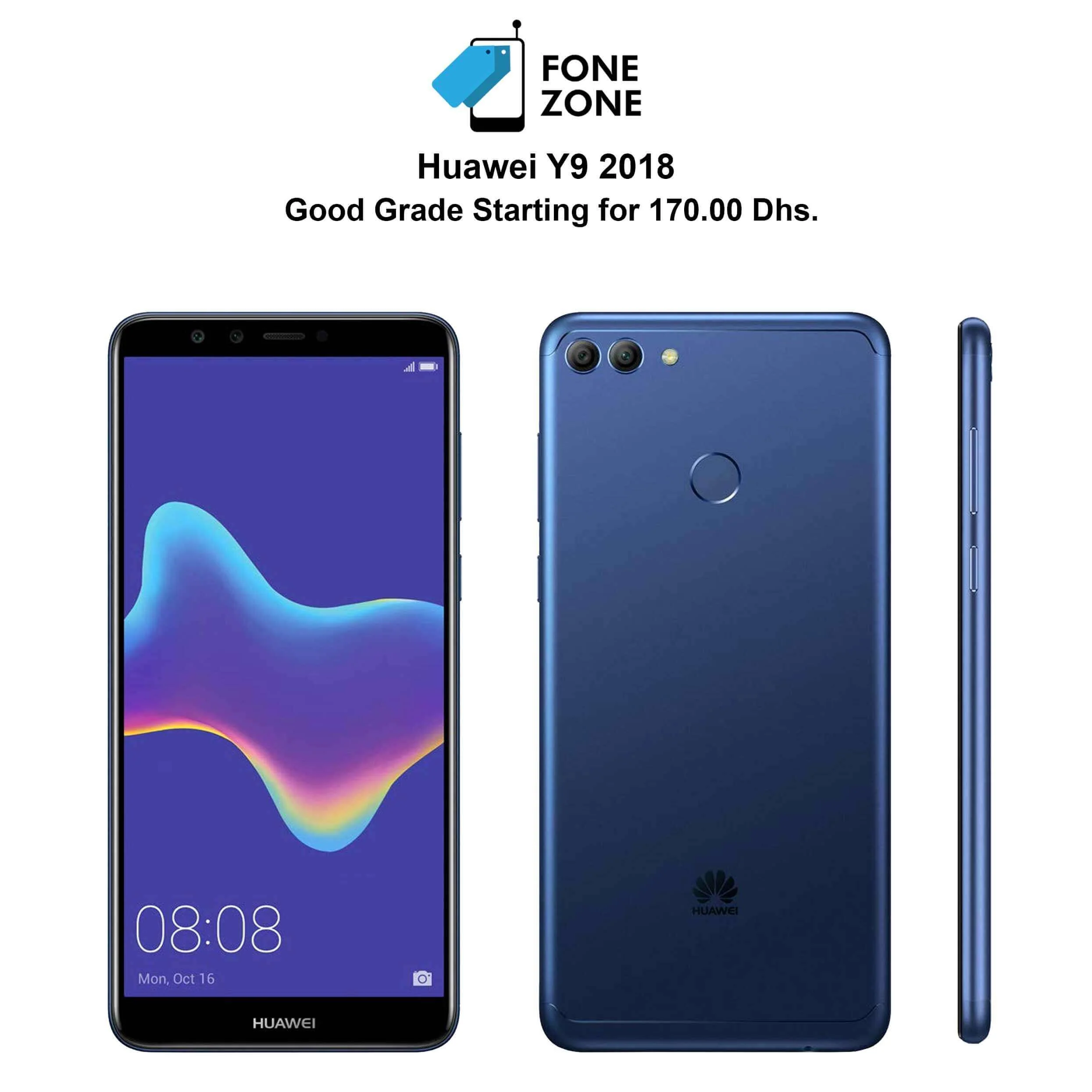 Huawei Y9 2018 64GB, 4GB Ram single sim Blue - Image 10
