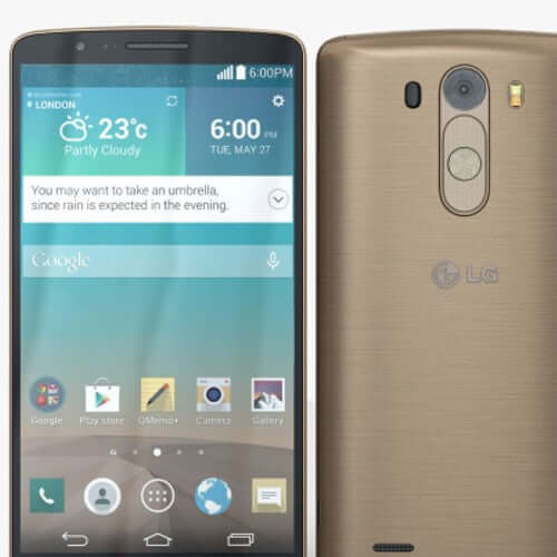 LG G3 16GB, 2GB Ram, single sim  Shine Gold - Image 3