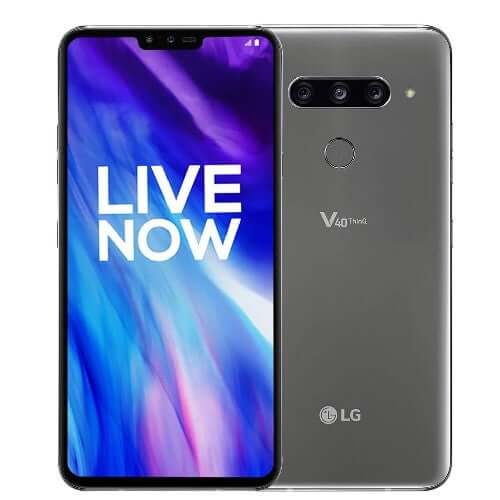 LG V40 ThinQ 64GB, 6GB Ram, single sim New  Platinum Gray
