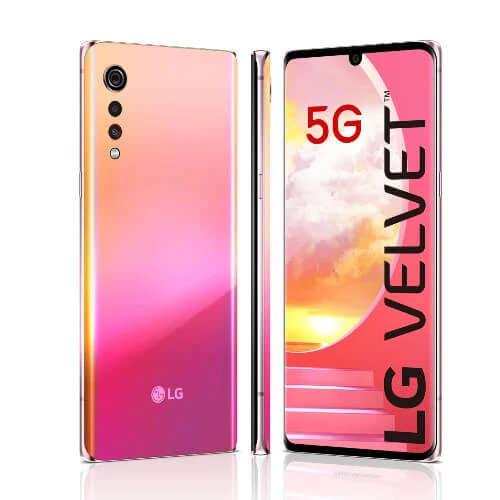 LG Velvet 128GB, 8GB Ram, single sim Pink - Image 4
