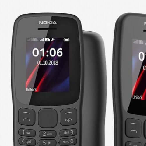 Nokia 106 Dual Sim 2018 Dark Grey With LED Torch - FM Radio - Big Button Phone Brand New - Image 2